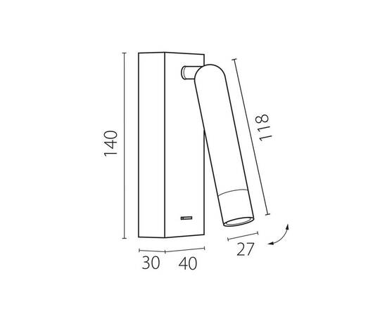 Бра Lightstar Omega 200736, изображение 3