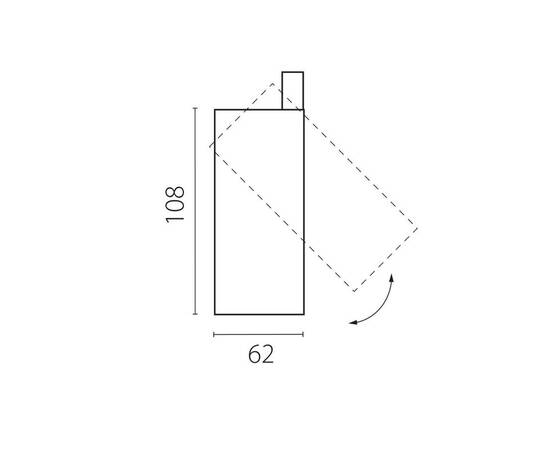 Светильник для трековых систем QUATTRO либо потолочный (накладной или встраиваемый) Lightstar Alta B, изображение 2