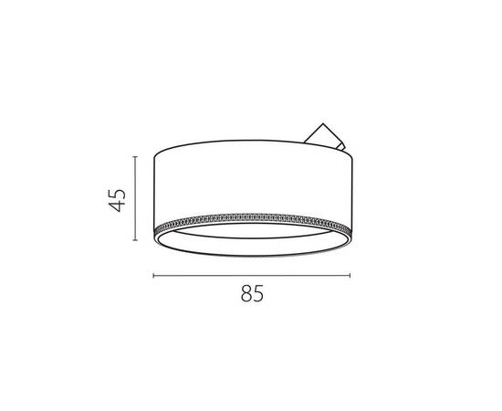 Светильник для трековых систем QUATTRO либо потолочный (накладной или встраиваемый) Lightstar Alta P, изображение 2