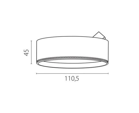 Светильник для трековых систем QUATTRO либо потолочный (накладной или встраиваемый) Lightstar Alta P, изображение 2