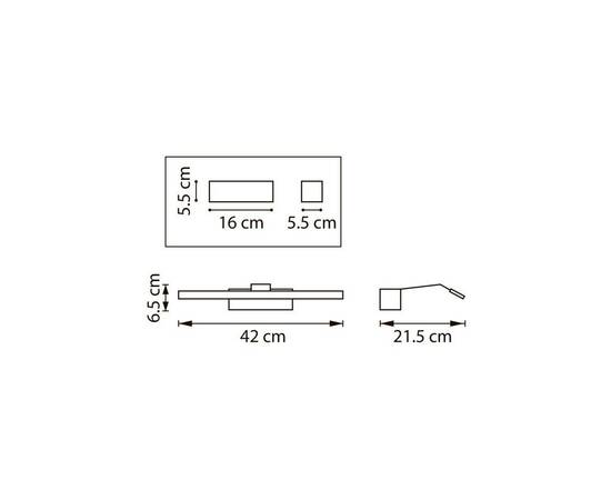 Подсветка для зеркал Lightstar Muro Spec 808687-3, изображение 3