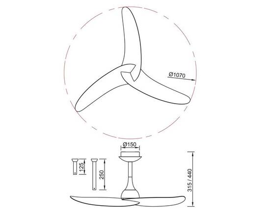 Потолочный вентилятор Mantra Ipanema 9042, изображение 4