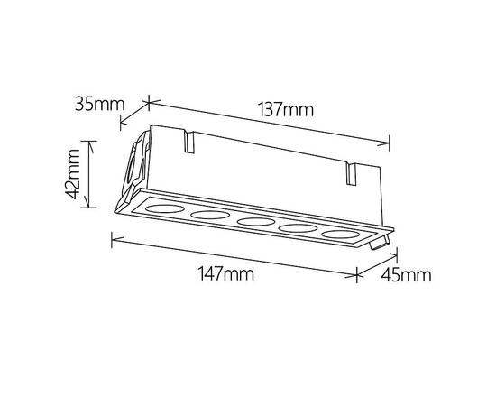 Встраиваемый светильник Mantra Blau 9132, изображение 2