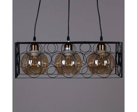 Подвесная люстра Reluce 04348-0.4-03 BK, изображение 2