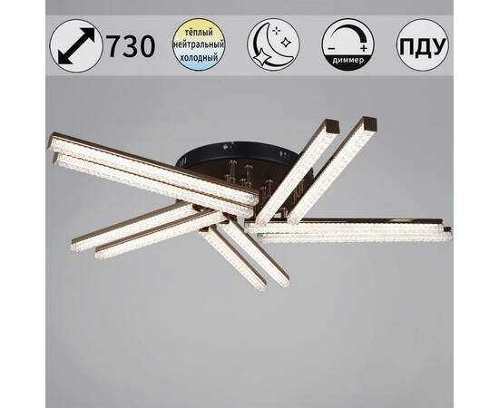 Потолочная люстра Reluce 17090-0.3-10 BK+FG