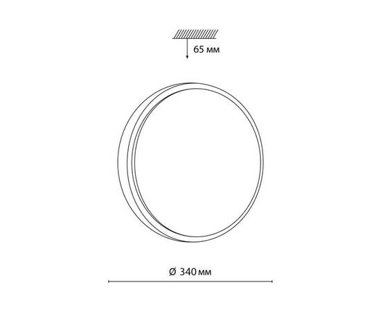 Настенно-потолочный светильник Sonex Pale Losta 7607/CLN, изображение 2