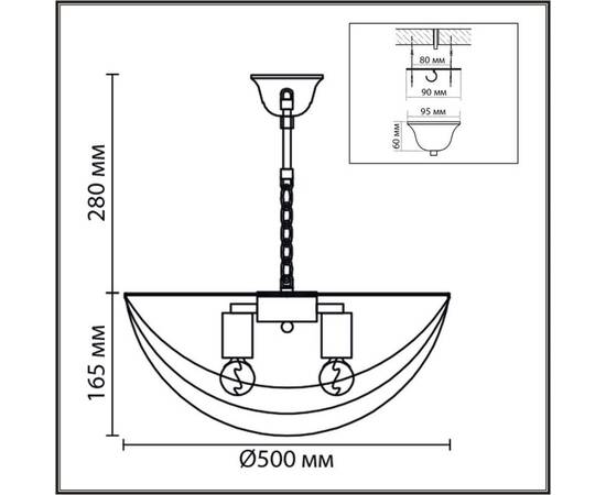 Подвесная люстра Lumion Neoclassi Amalia 8377/5, изображение 2