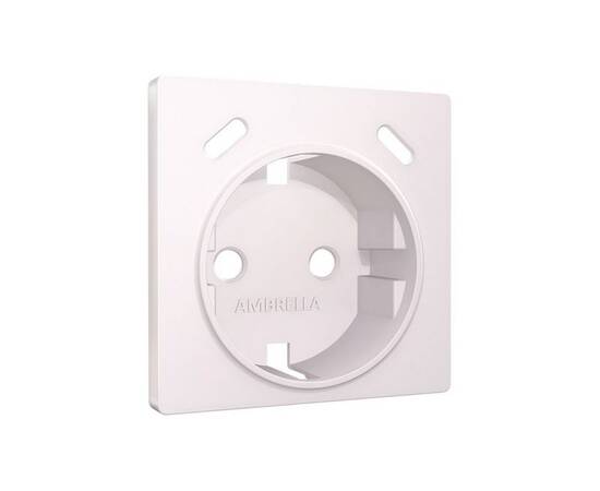 Лицевая панель Alfa (Жемчуг) для электрической розетки с/з со шторками 2USB C+C Quant Ambrella Volt, изображение 2