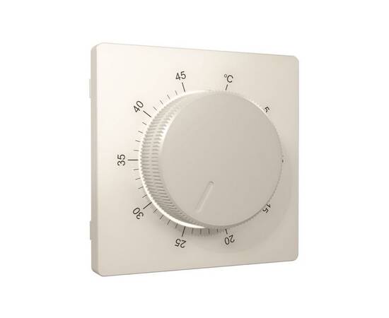 Лицевая панель Alfa (Бежевый матовый) для терморегулятора теплого пола Quant Ambrella Volt AP3257, изображение 2