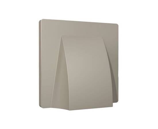 Лицевая панель Alfa (Серо-бежевый матовый) для вывода кабеля Quant Ambrella Volt AP3758, изображение 2