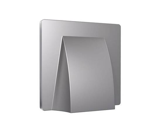 Лицевая панель Alfa (Сталь матовый) для вывода кабеля Quant Ambrella Volt AP5158, изображение 2