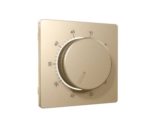 Лицевая панель Alfa (Шампань) для терморегулятора теплого пола Quant Ambrella Volt AP6057, изображение 3