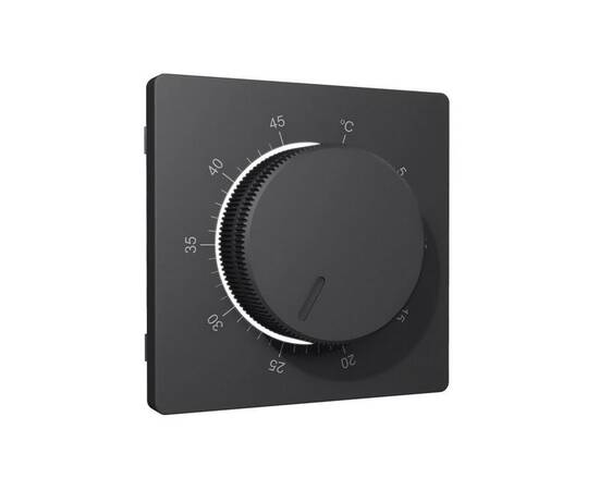 Лицевая панель Alfa (Графит мягкое касание) для терморегулятора теплого пола Quant Ambrella Volt AP9, изображение 2