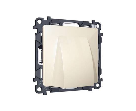 Комплект вывода кабеля с фиксатором Alfa Бежевый глянец Quant Ambrella Volt MA315810 (AP3158, VM238), изображение 3