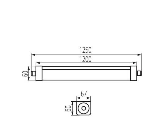 Линейный пылезащищенный светильник Kanlux TP Strong 33168, изображение 6