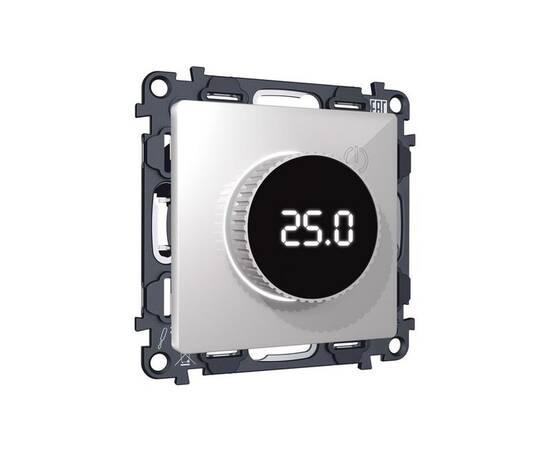 Комплект механизма терморегулятора с цифровым дисплеем с подсветкой и датчиком для теплого пола Alfa, изображение 3