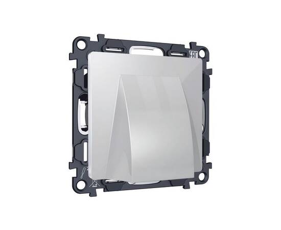 Комплект вывода кабеля с фиксатором Alfa Серебро глянец Quant Ambrella Volt MA415810 (AP4158, VM238), изображение 3