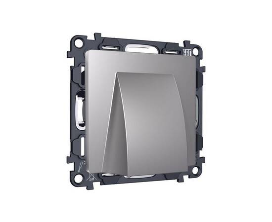 Комплект вывода кабеля с фиксатором Alfa Сталь матовый Quant Ambrella Volt MA515810 (AP5158, VM238), изображение 3