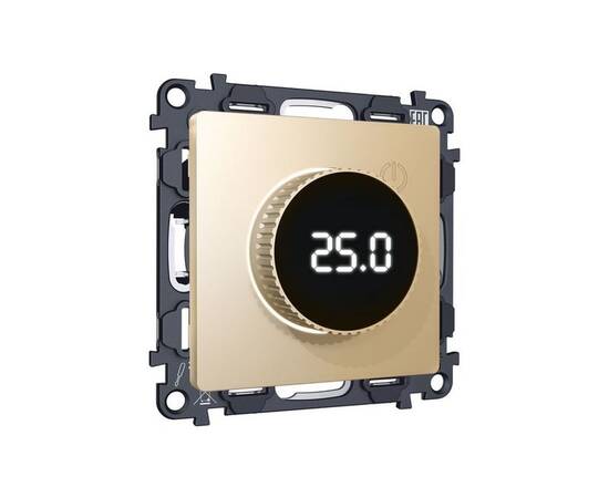 Комплект механизма терморегулятора с цифровым дисплеем с подсветкой и датчиком для теплого пола 16A, изображение 4