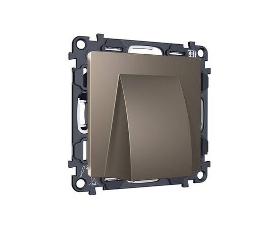 Комплект вывода кабеля с фиксатором Alfa Темная бронза матовый Quant Ambrella Volt MA645810 (AP6458,, изображение 3