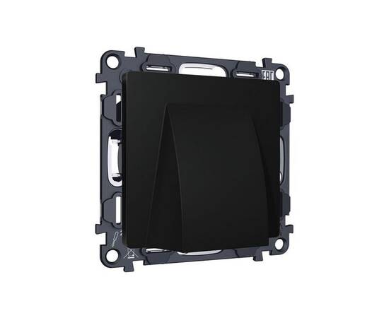 Комплект вывода кабеля с фиксатором Alfa Черный матовый Quant Ambrella Volt MA815810 (AP8158, VM238), изображение 3