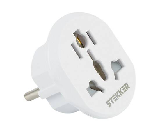 Адаптер-переходник для евровилки с/з ультраплоский Stekker ADP16-06-20W 50412