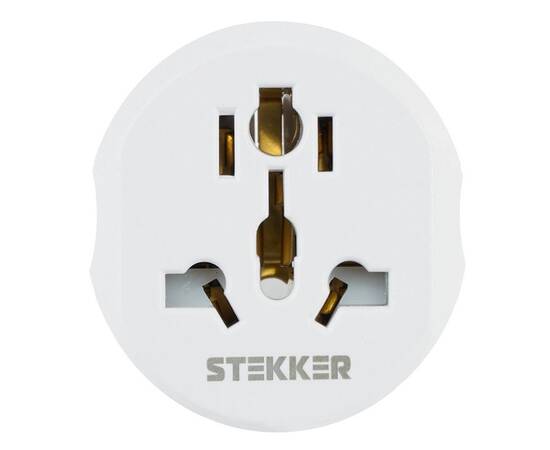 Адаптер-переходник для евровилки с/з ультраплоский Stekker ADP16-06-20W 50412, изображение 2