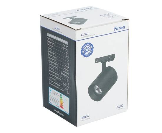 Трековый однофазный светильник Feron AL169 51850, изображение 11