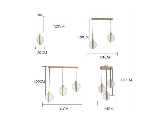 Подвесной светильник ImperiumLoft Center Grid 345587-26, изображение 8