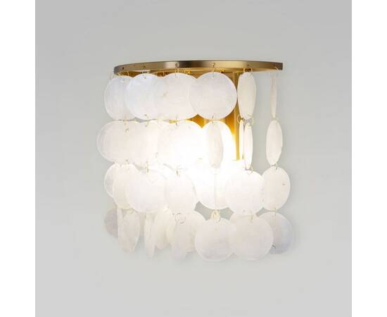 Настенный светильник Eurosvet 60084/2 латунь/перламутр a071169, изображение 2