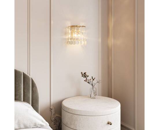 Настенный светильник Eurosvet 60084/2 латунь/перламутр a071169, изображение 3