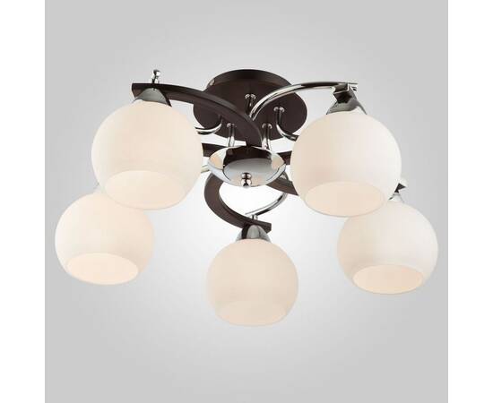 Потолочный светильник Eurosvet 9654/5 хром/черный 00000065865