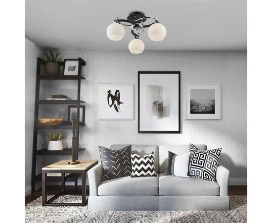 Потолочный светильник Eurosvet 9654/3 хром/черный 00000065862, изображение 2