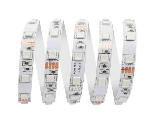 Светодиодная лента Apeyron 12В СТ 14,4Вт/м smd5050 60д/м IP20 5м RGB 00-17, изображение 18