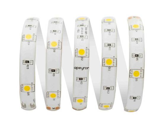 Светодиодная лента Apeyron 12В СТ 7,2Вт/м smd5050 30д/м IP65 360Лм/м 5м 3000К 00-40, изображение 2