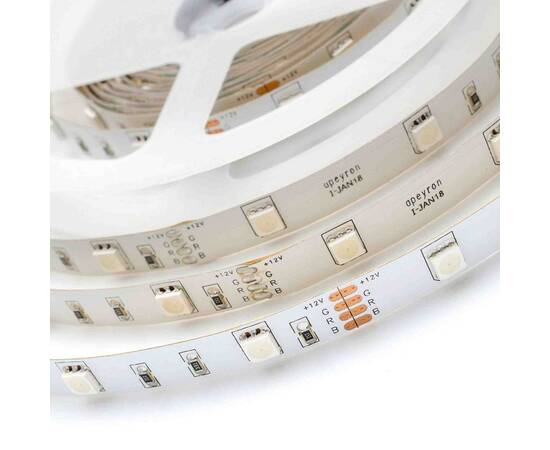 Светодиодная лента Apeyron 12В СТ 7,2Вт/м smd5050 30д/м IP20 3м RGB 217BL, изображение 9