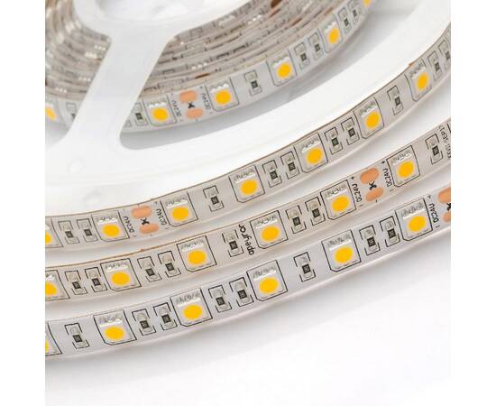 Светодиодная лента Apeyron 24В ПРО 14,4Вт/м smd5050 60д/м IP65 1100Лм/м 5м 4000К 00-319, изображение 3