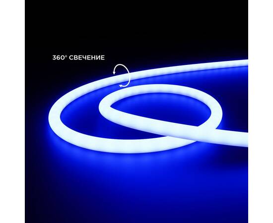 Светодиодная лента для бани и сауны Apeyron 5м 24В СТ 14,4Вт/м smd2835 120д/м IP68 синяя 00-327, изображение 4