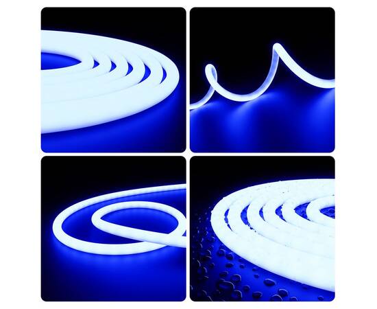 Светодиодная лента для бани и сауны Apeyron 5м 24В СТ 14,4Вт/м smd2835 120д/м IP68 синяя 00-327, изображение 8