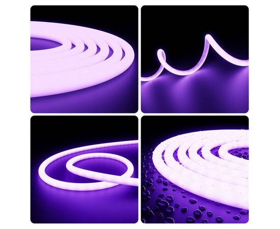 Светодиодная лента для бани и сауны Apeyron 5м 24В СТ 14,4Вт/м smd2835 120д/м IP68 фиолетовая 00-329, изображение 8