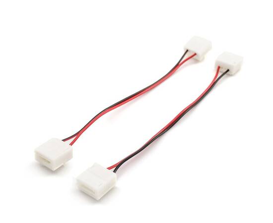 Комплект коннекторов Apeyron (2 клипсы с проводами) для одноцв светод ленты 12В ширина10мм IP65 09-1