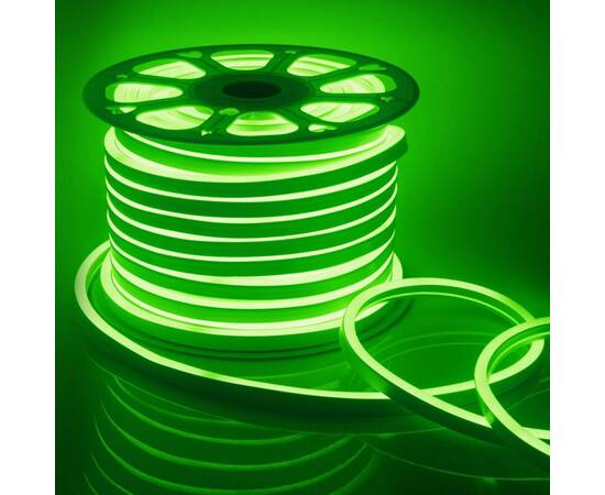 Светодиодный неон мини Apeyron 220В 5,5Вт/м smd2835 120д/м IP65 50м зеленый 17-37