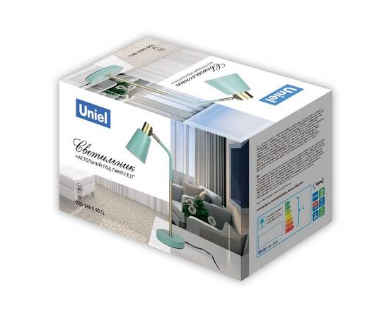 Настольная лампа Uniel UML-B700 E27 GREEN UL-00010154, изображение 7