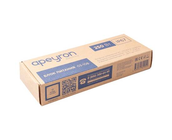 Блок питания Apeyron 12В (СТ) 250Вт импульсный IP67 170-264В 20,83А 03-108, изображение 8
