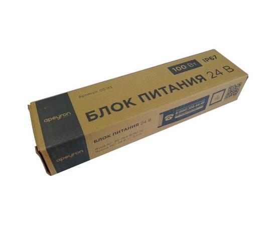 Блок питания Apeyron 24В 100Вт импульсный IP67 175-265В 4,2А 03-113, изображение 8
