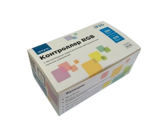 Контроллер RGB Apeyron 12/24В 288/576Вт 3 канала*8А IP20 пульт радио 04-39, изображение 7