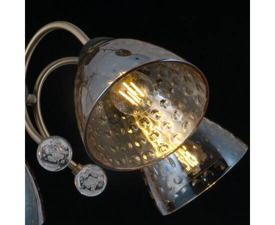 Люстра на штанге Illumico IL0230-5CSQ-29 BK AB, изображение 4