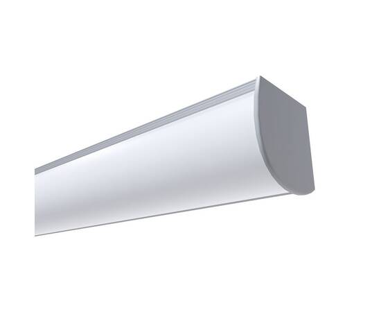 Профиль угловой накладной Apeyron ширина ленты до 10мм (рассеиватель, заглушки - 2шт) 08-04, изображение 3