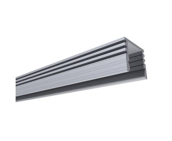 Профиль П-образный накладной Apeyron ширина ленты до 10мм (рассеиватель, заглушки - 2шт) 08-09, изображение 4