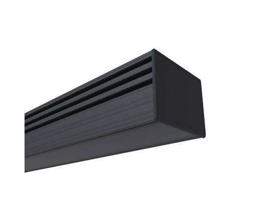 Профиль П-образный накладной Apeyron ширина ленты до 10мм (рассеиватель, заглушки - 2шт) 08-10-Ч, изображение 3